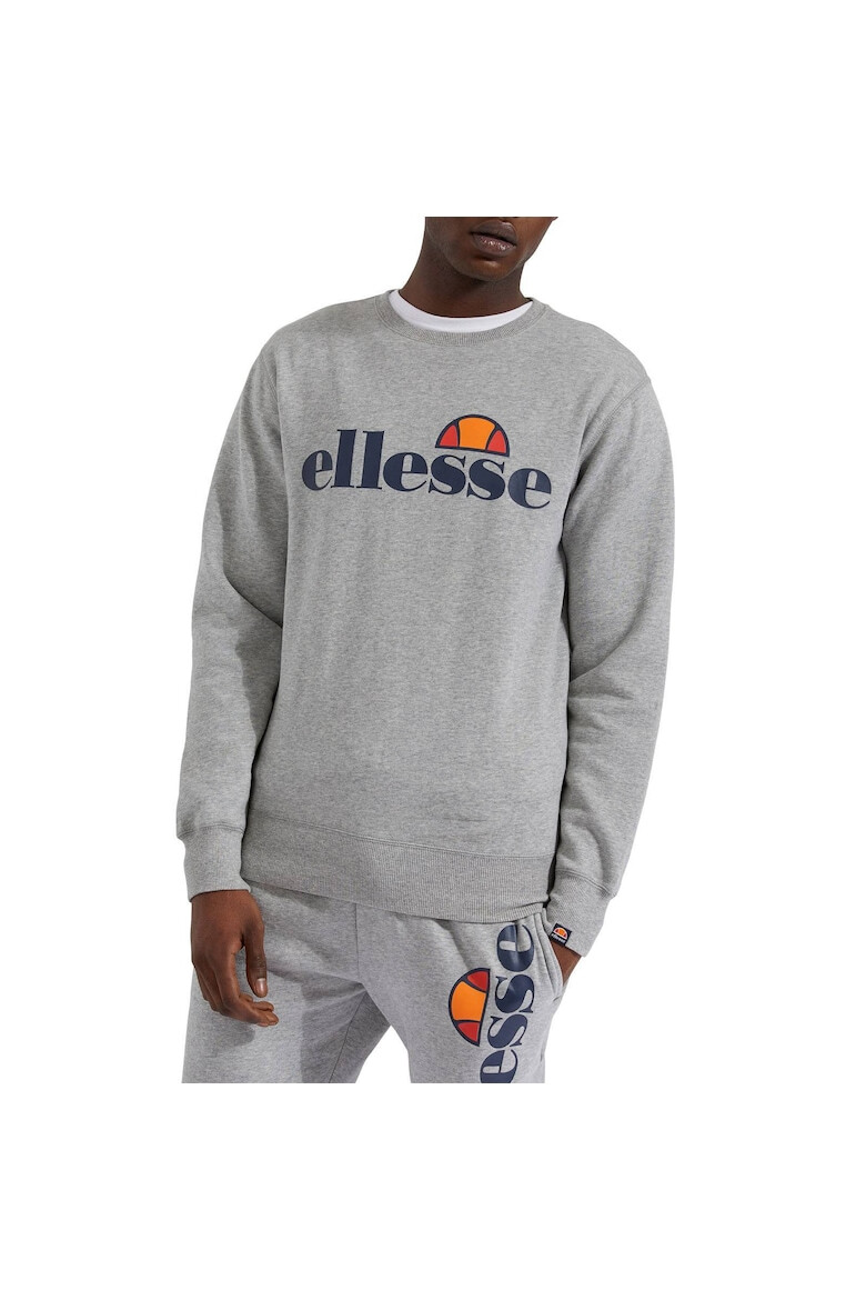 ELLESSE Bluza de trening cu decolteu la baza gatului si logo Succiso - Pled.ro