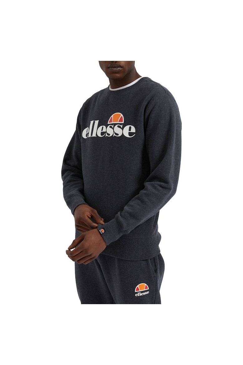 ELLESSE Bluza de trening cu decolteu la baza gatului si logo Succiso - Pled.ro