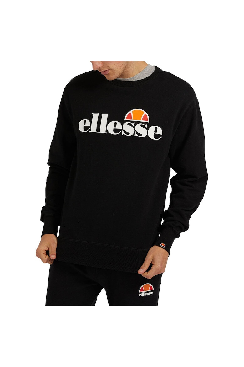 ELLESSE Bluza de trening cu decolteu la baza gatului si logo Succiso - Pled.ro