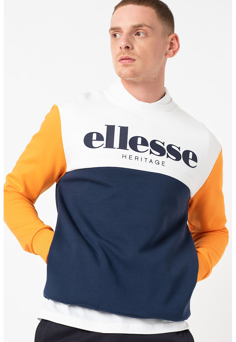 ELLESSE Bluza sport cu model colorblock si imprimeu logo Superstar - Pled.ro