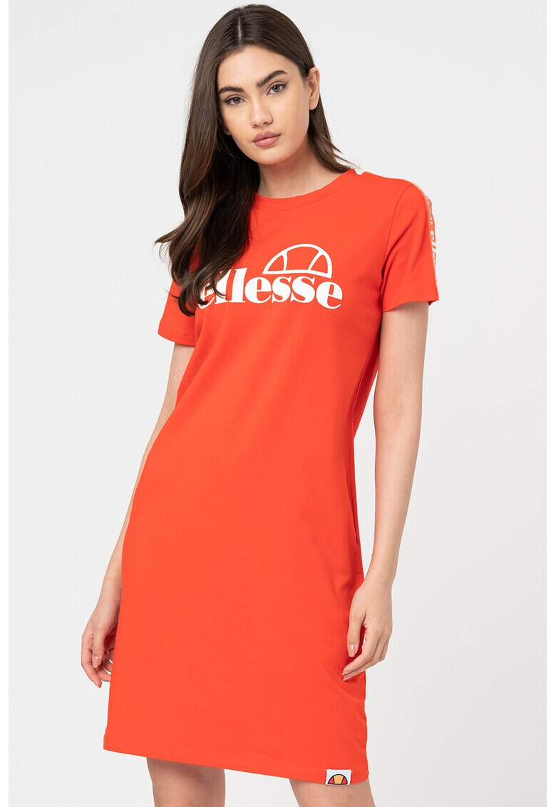 ELLESSE Rochie-tricou cu decolteu la baza gatului si imprimeu logo Heritage - Pled.ro