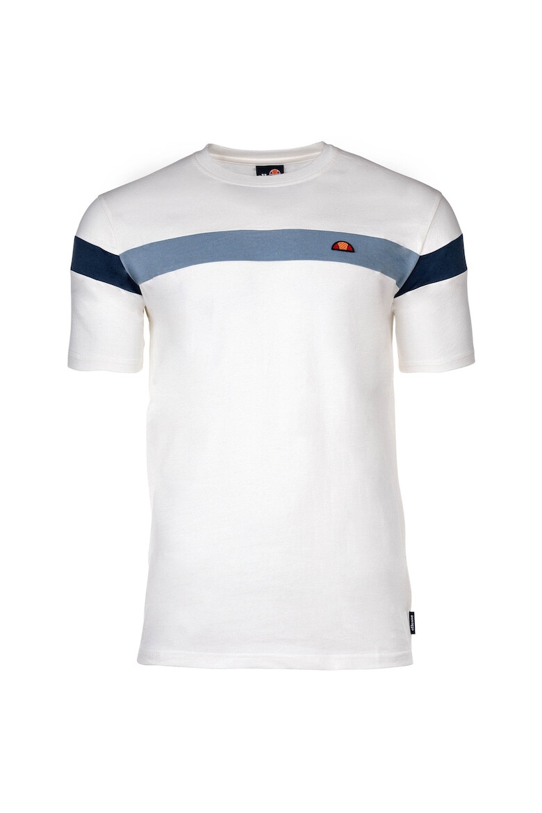 ELLESSE Tricou cu decolteu la baza gatului si dungi - Pled.ro