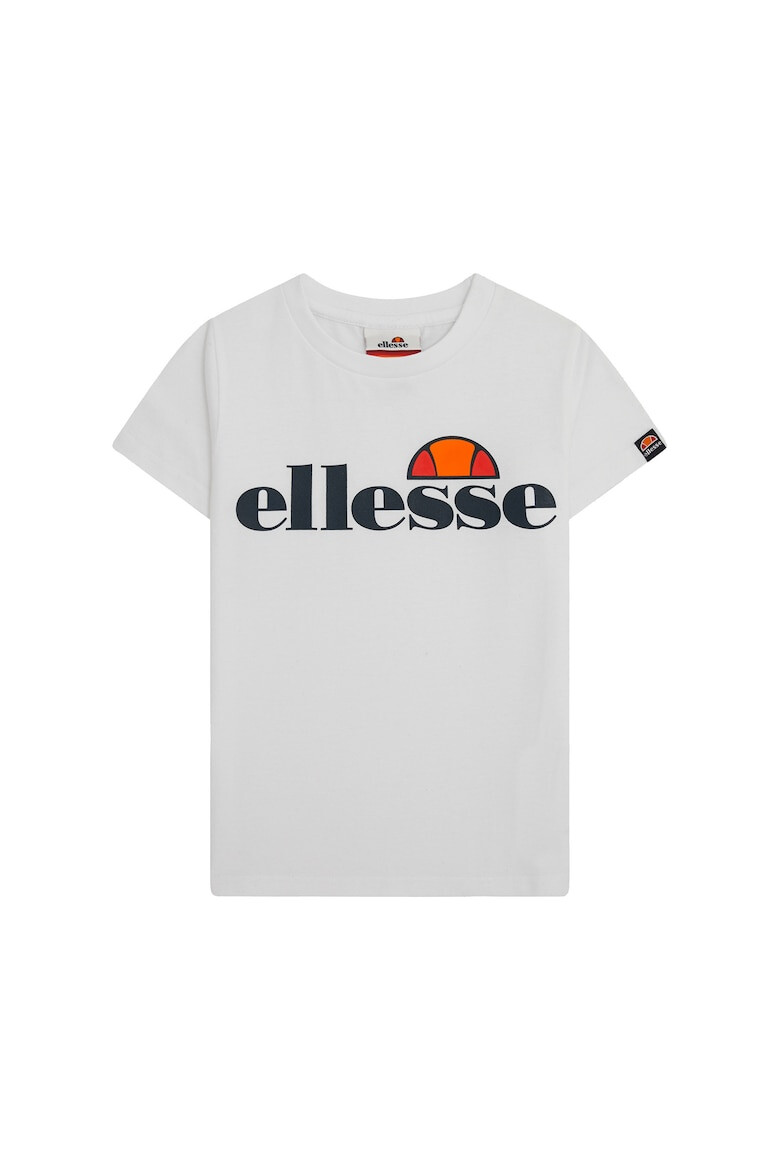 ELLESSE Tricou cu decolteu la baza gatului si logo - Pled.ro