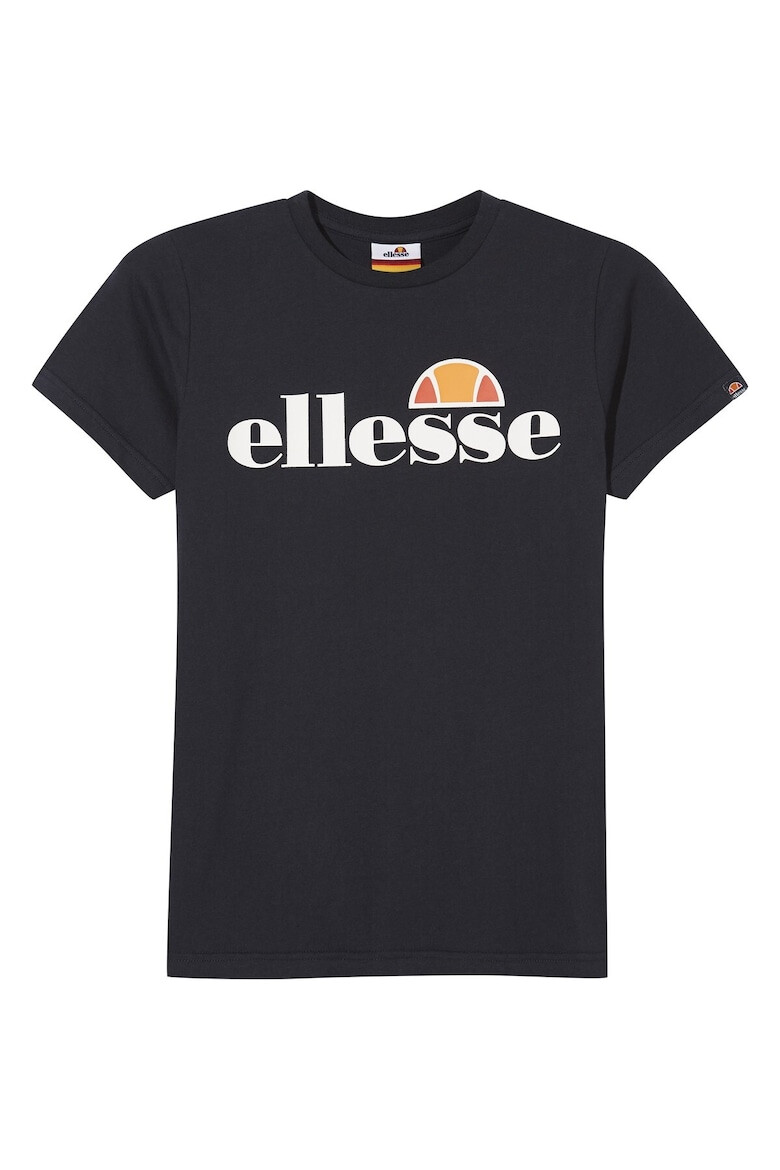 ELLESSE Tricou cu decolteu la baza gatului si logo - Pled.ro