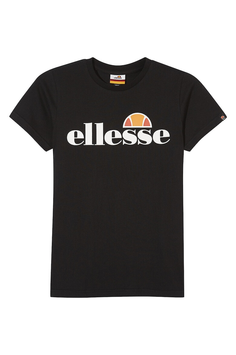 ELLESSE Tricou cu decolteu la baza gatului si logo - Pled.ro