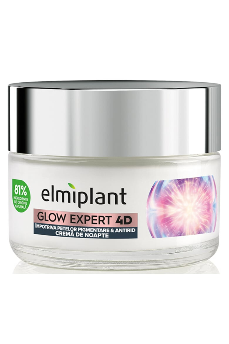 Elmiplant Crema de noapte Glow Expert 4D impotriva petelor pigmentare antirid cu Niacinamida si Bakuchiol 50 ml - Pled.ro