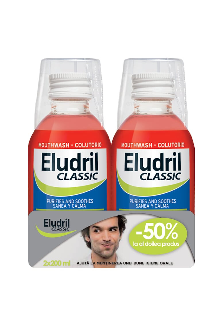 Eludril Pachet 2 x Apa de gura 200 ml - Pled.ro