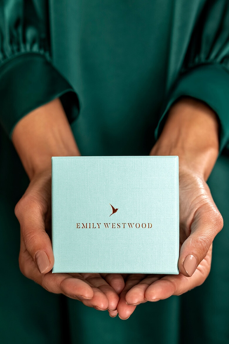 Emily Westwood Ceas cu bratara din otel inoxidabil si logo pe cadran - Pled.ro