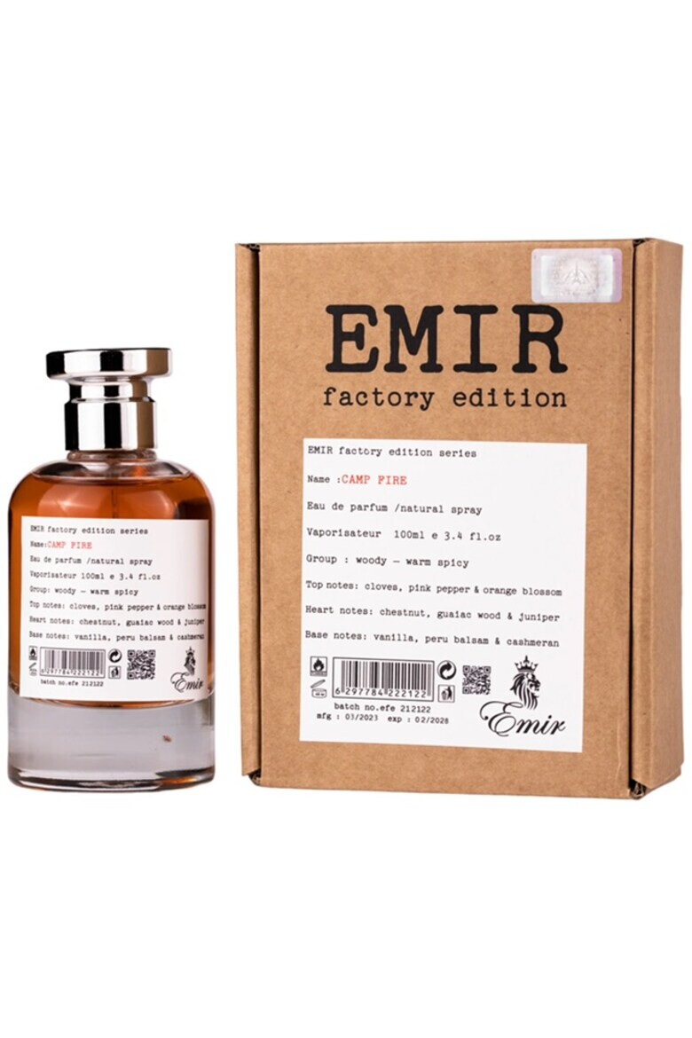 Emir Apa de parfum Camp Fire Factory Unisex 100ml - Pled.ro