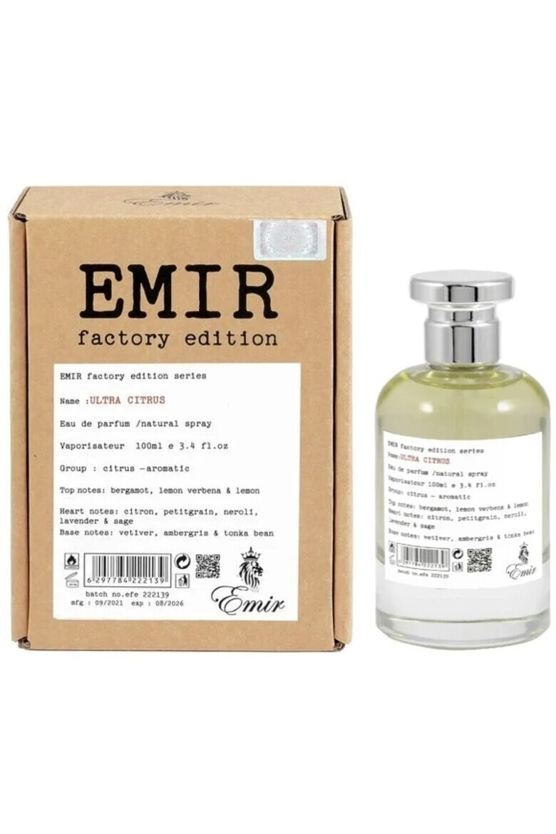 Emir Apa de parfum Ultra Citrus Factory Unisex 100ml - Pled.ro