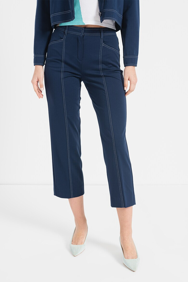 EMME PAntaloni capri eleganti cu talie inalta - Pled.ro