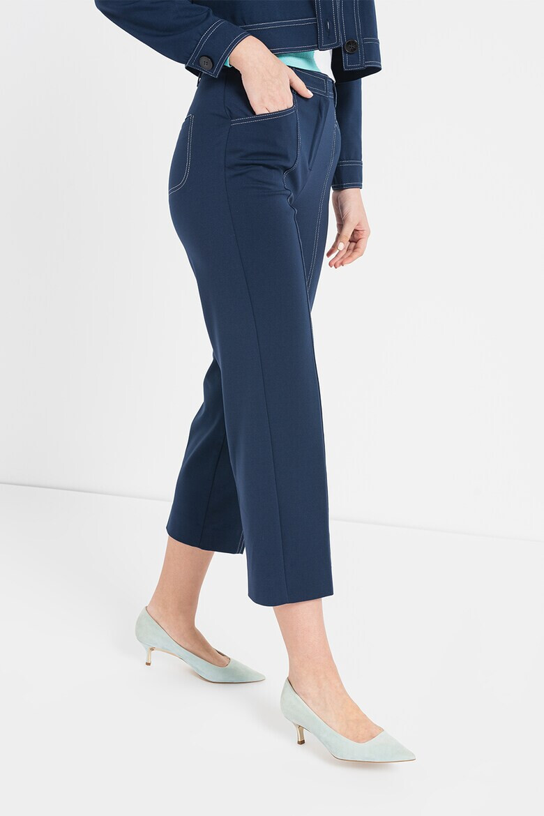 EMME PAntaloni capri eleganti cu talie inalta - Pled.ro