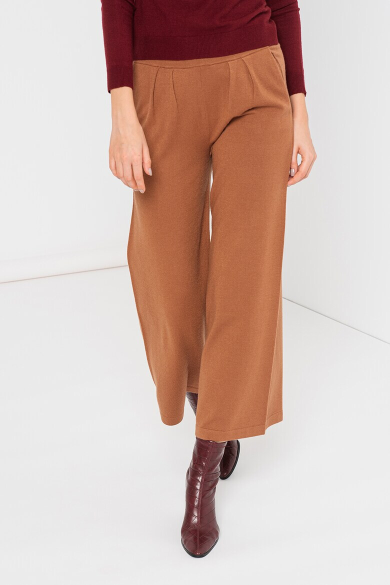 EMME Pantaloni crop cu croiala ampla - Pled.ro