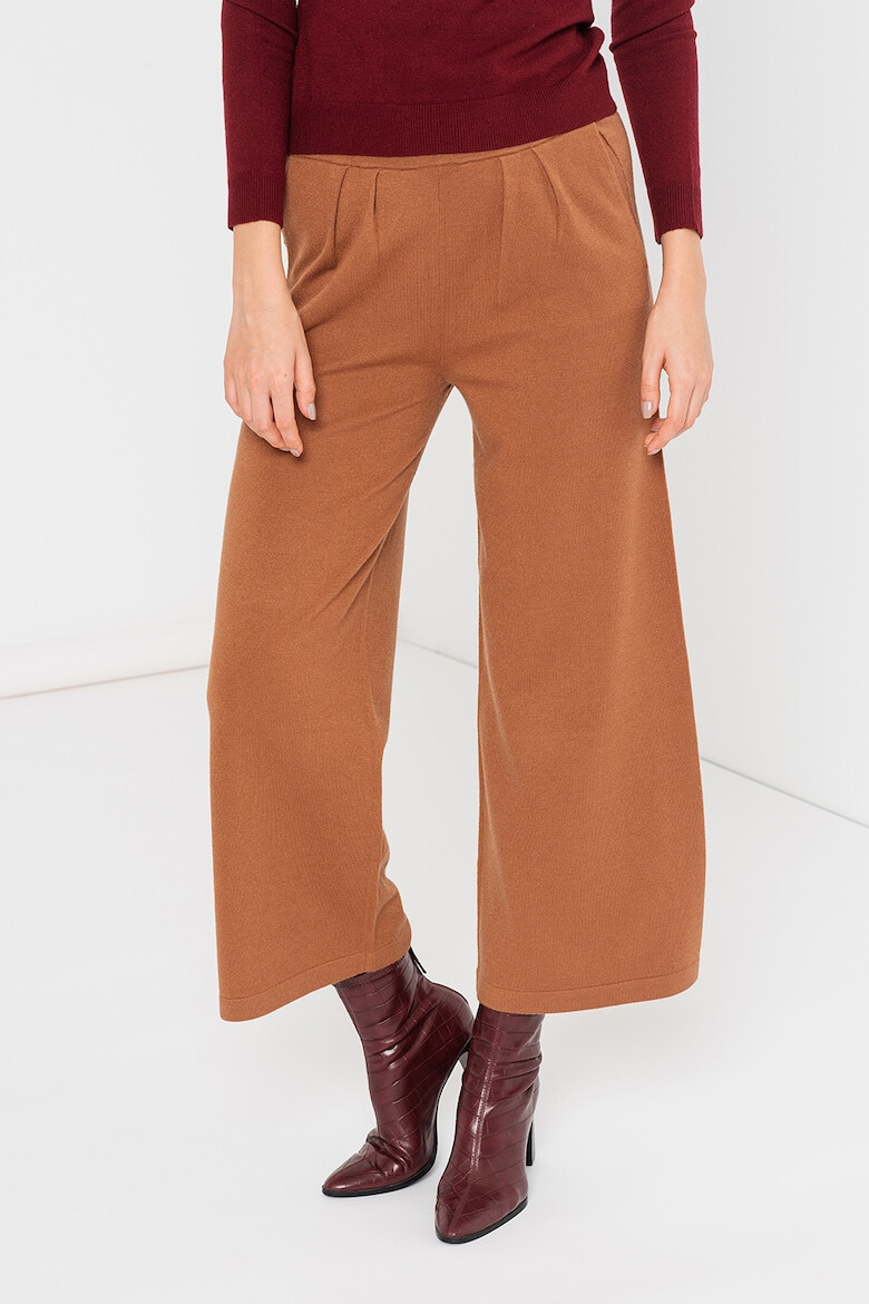 EMME Pantaloni crop cu croiala ampla - Pled.ro