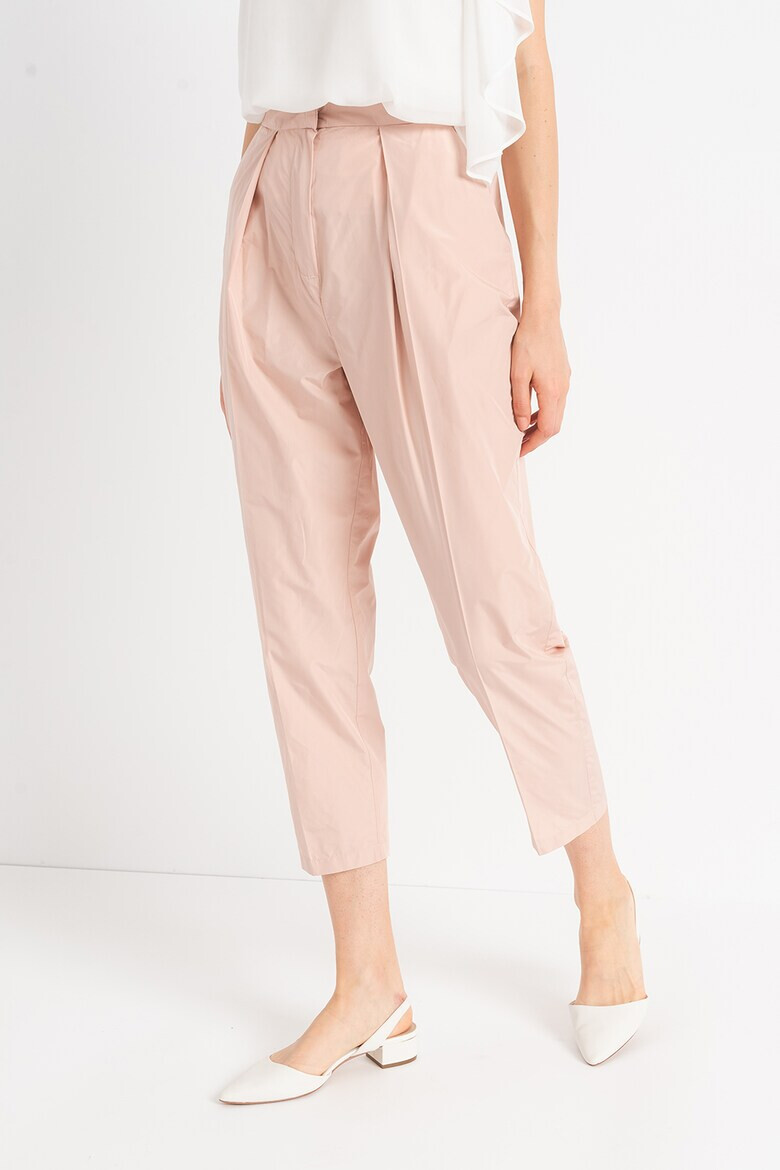 EMME Pantaloni crop cu talie inalta - Pled.ro