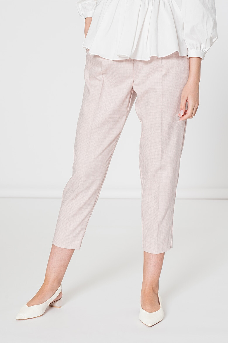 EMME Pantaloni crop cu talie inalta Danubio - Pled.ro