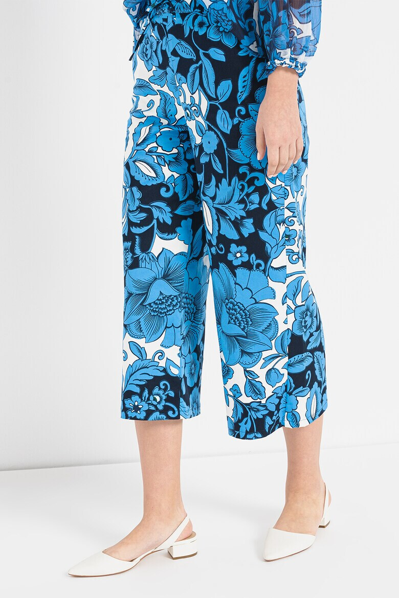 EMME Pantaloni culotte cu imprimeu floral - Pled.ro