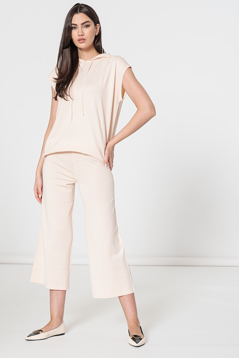 EMME Pantaloni kick-flare tricotati Carta - Pled.ro