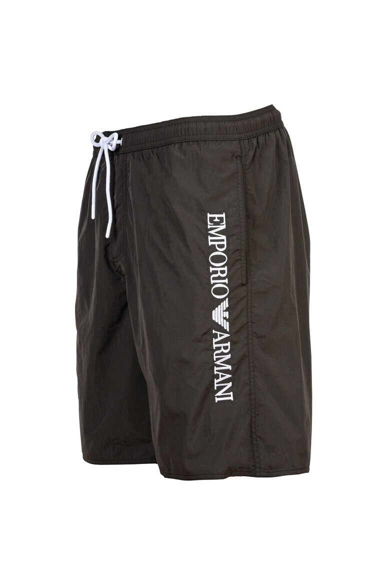 Emporio Armani Bermude de baie cu logo brodat - Pled.ro