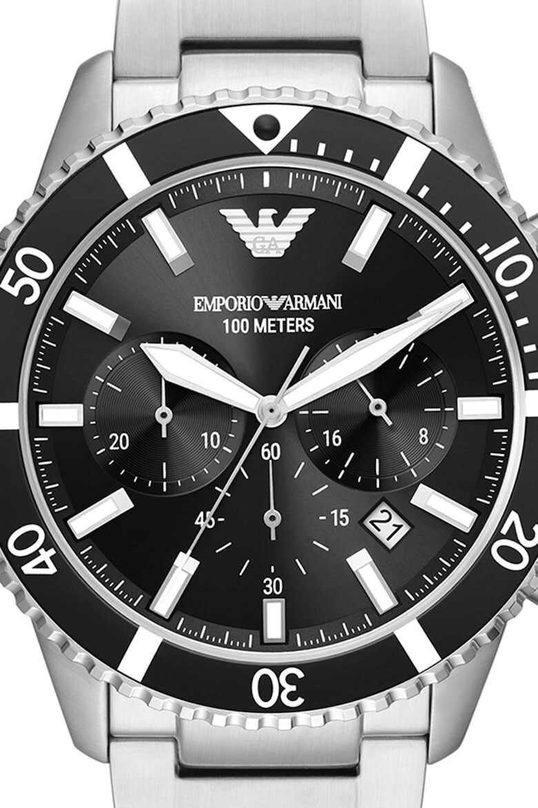 Emporio Armani Ceas cronograf cu bratara metalica - Pled.ro