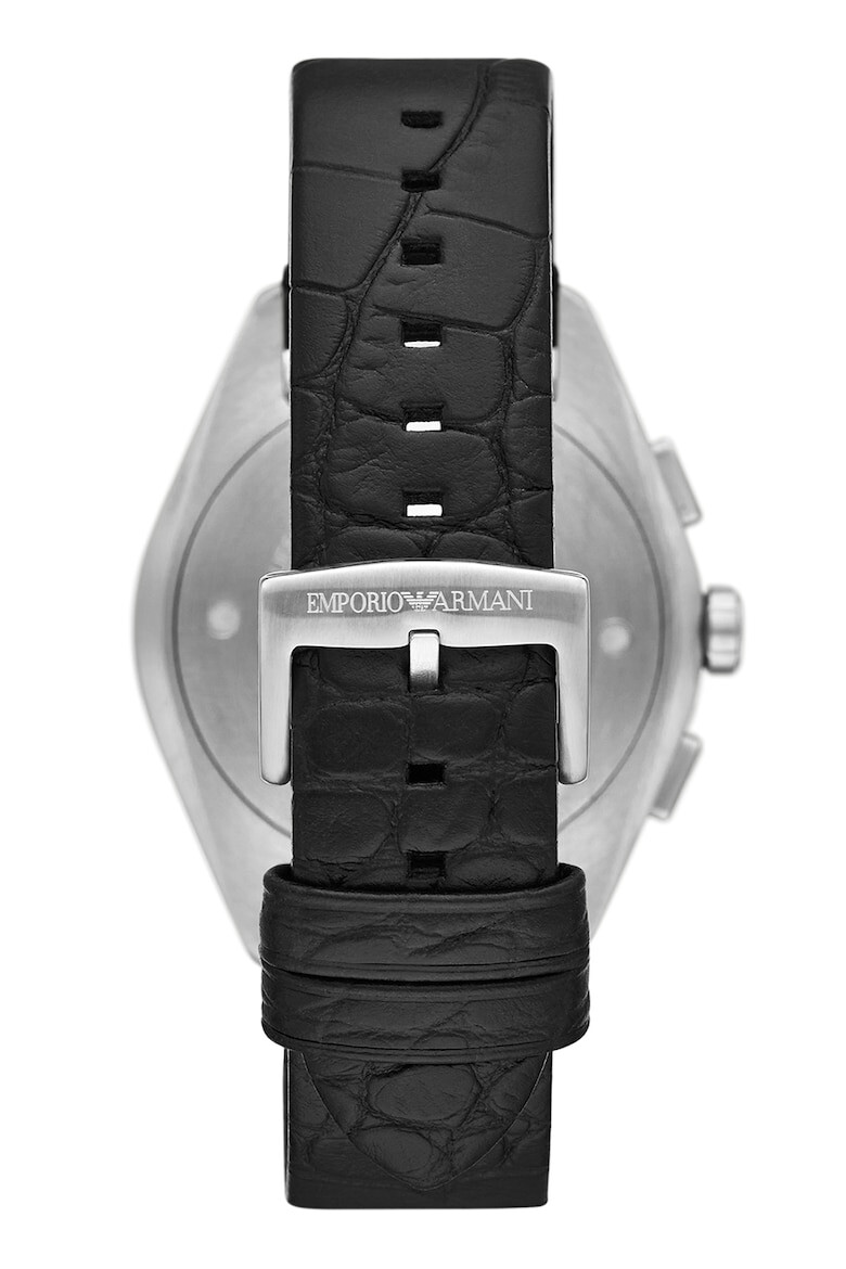 Emporio Armani Ceas cronograf cu o curea de piele - Pled.ro