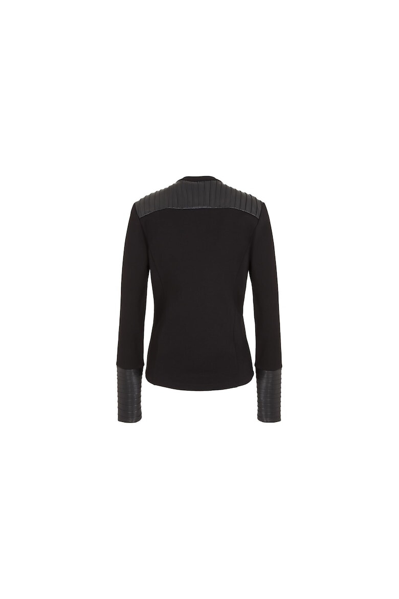 Emporio Armani EA7 Bluza trening Train Winter Mix W T-top Fz Mix Material 6RTM32TJRLZ01200 Femei Negru - Pled.ro