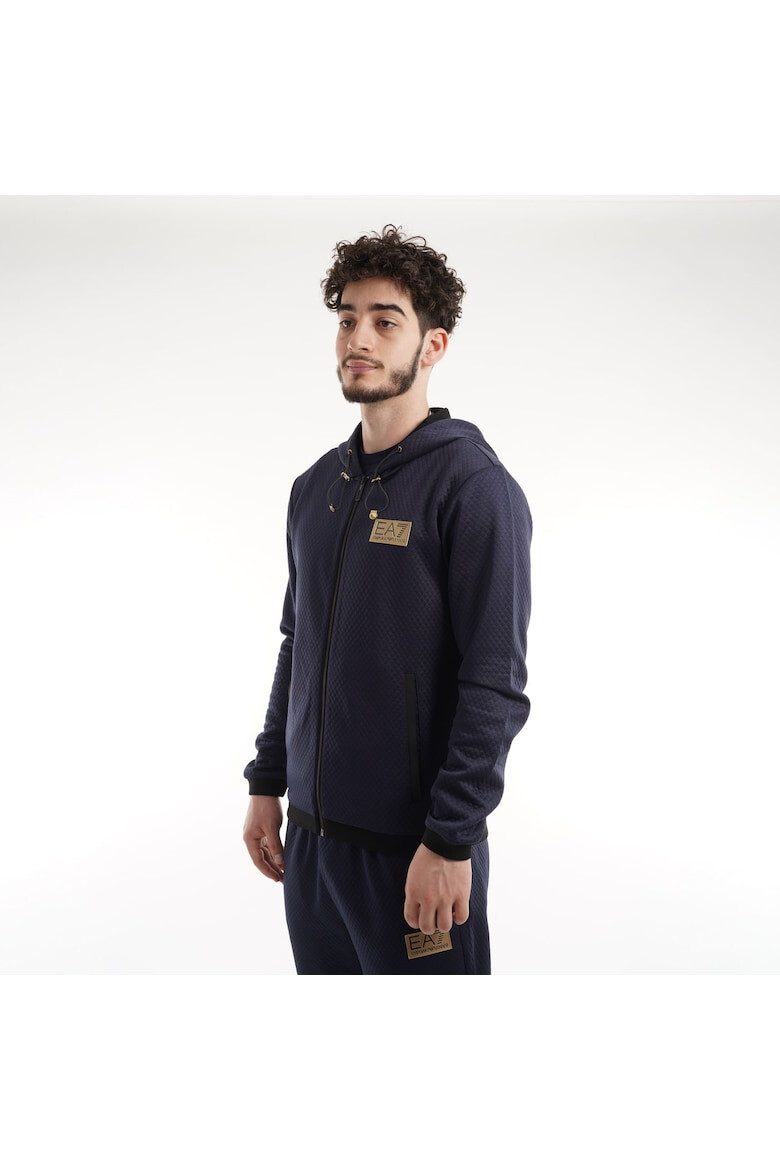 Emporio Armani EA7 Hanorac Train Gold Label M Hoodie FZ Double 6LPM31PJHXZ01554 - Pled.ro