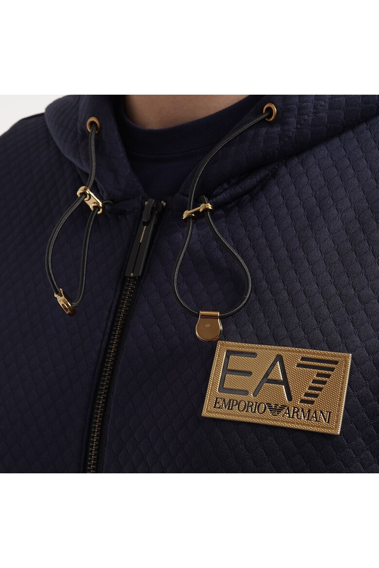 Emporio Armani EA7 Hanorac Train Gold Label M Hoodie FZ Double 6LPM31PJHXZ01554 - Pled.ro