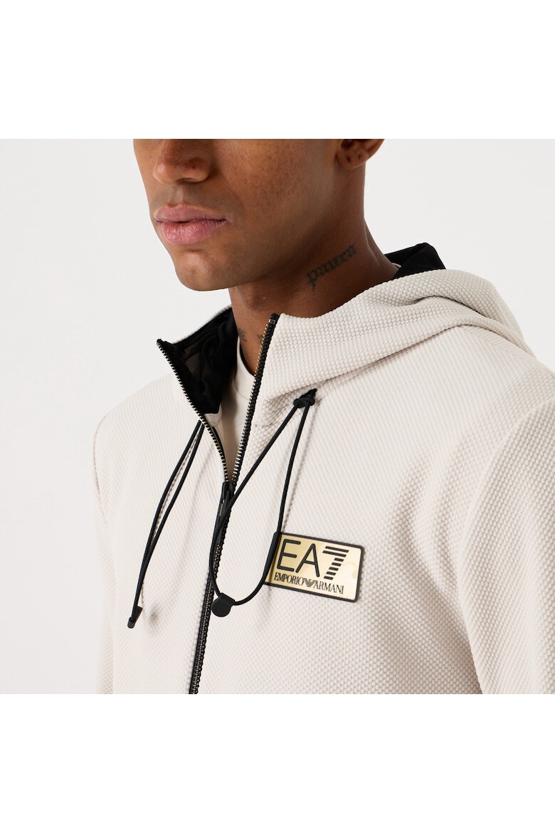 Emporio Armani EA7 Hanorac TRAIN GOLD LABEL M HOODIE FZ PQ 3DPM12PJG1Z01946 - Pled.ro