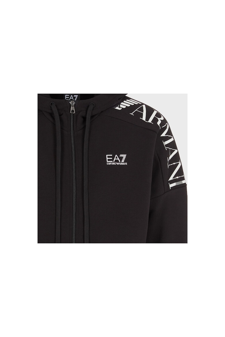 Emporio Armani EA7 Hanorac Train Logo Series M T-top Hoodie Fz Extended Logo 6RPM24PJHLZ01200 - Pled.ro