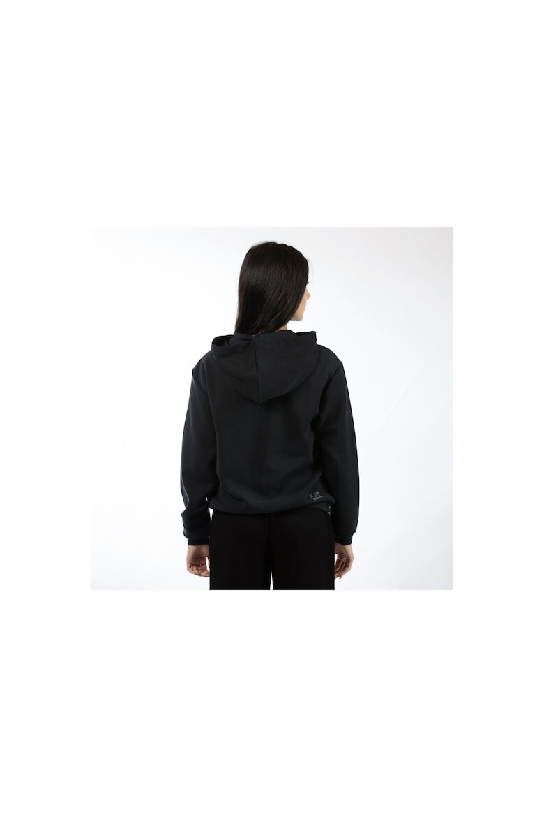 Emporio Armani EA7 Hanorac Train Precious W Hoodie Fz 6RTM20TJDCZ01200 Femei Negru - Pled.ro