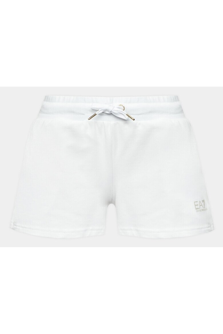 Emporio Armani EA7 Pantaloni scurti dama EA7 Emporio Armani 302479078 Bumbac Alb - Pled.ro