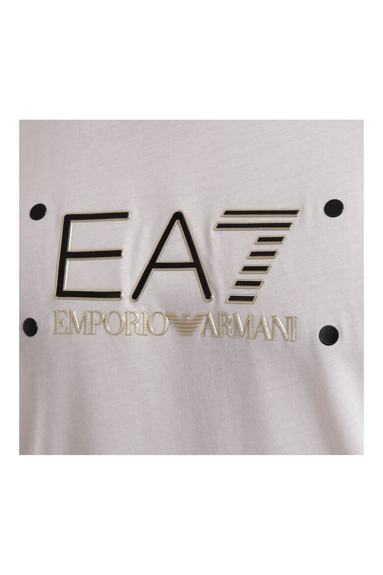 Emporio Armani EA7 Tricou barbati Bumbac Alb - Pled.ro