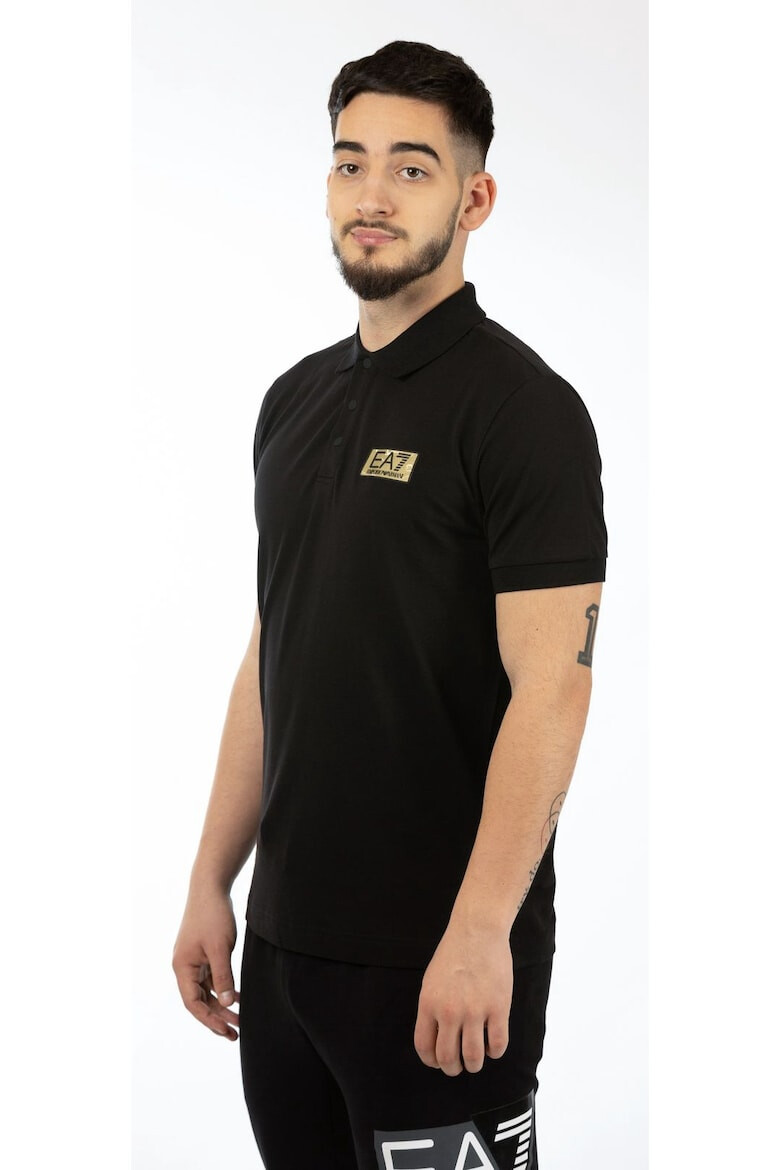 Emporio Armani EA7 Tricou polo Train Gold Label M Polo Pima PQ 3DPF02PJ5AZ01200 - Pled.ro