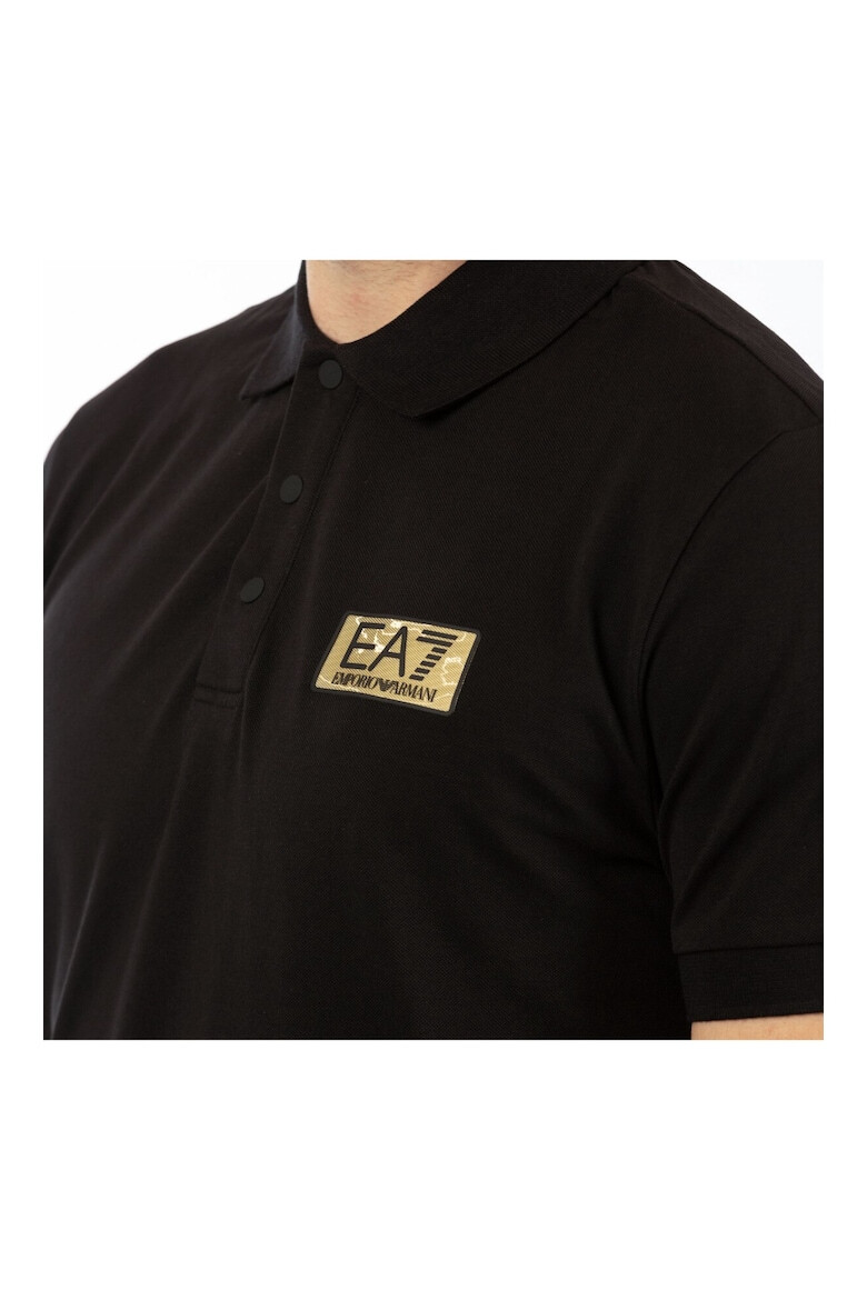 Emporio Armani EA7 Tricou polo Train Gold Label M Polo Pima PQ 3DPF02PJ5AZ01200 - Pled.ro