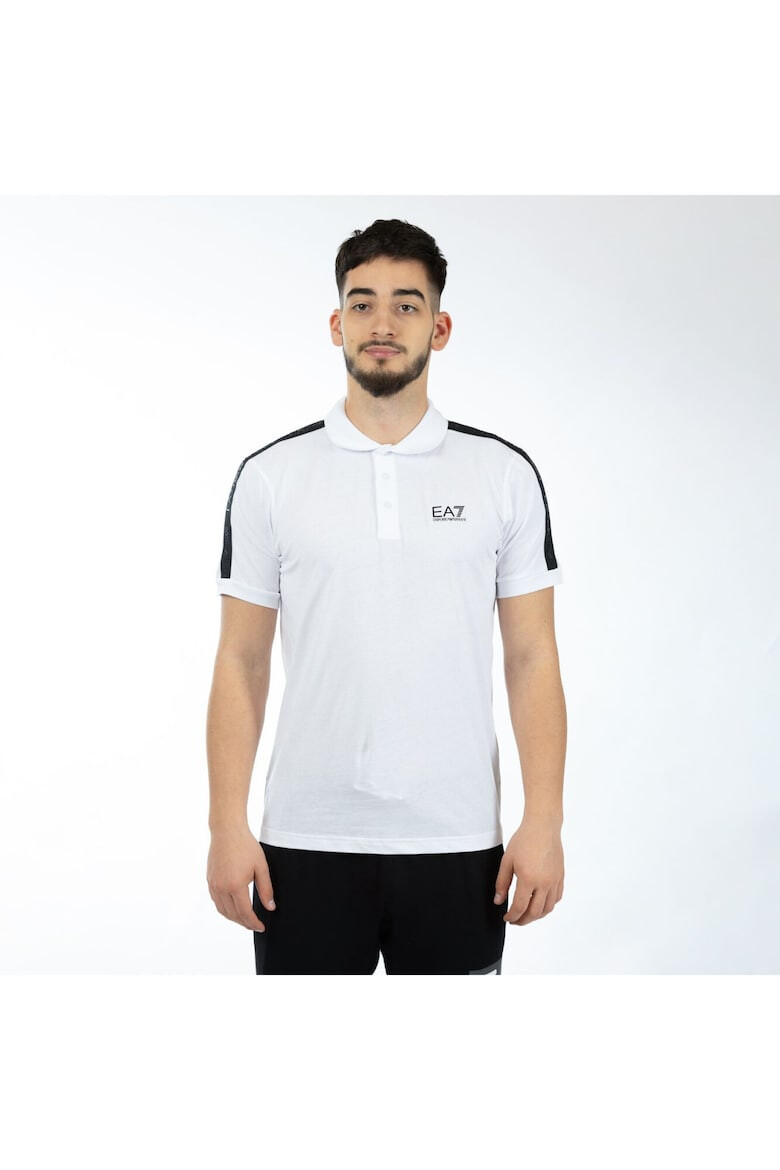 Emporio Armani EA7 Tricou polo Train Logo Series M Tape Polo CO 3DPF23PJ02Z01100 - Pled.ro