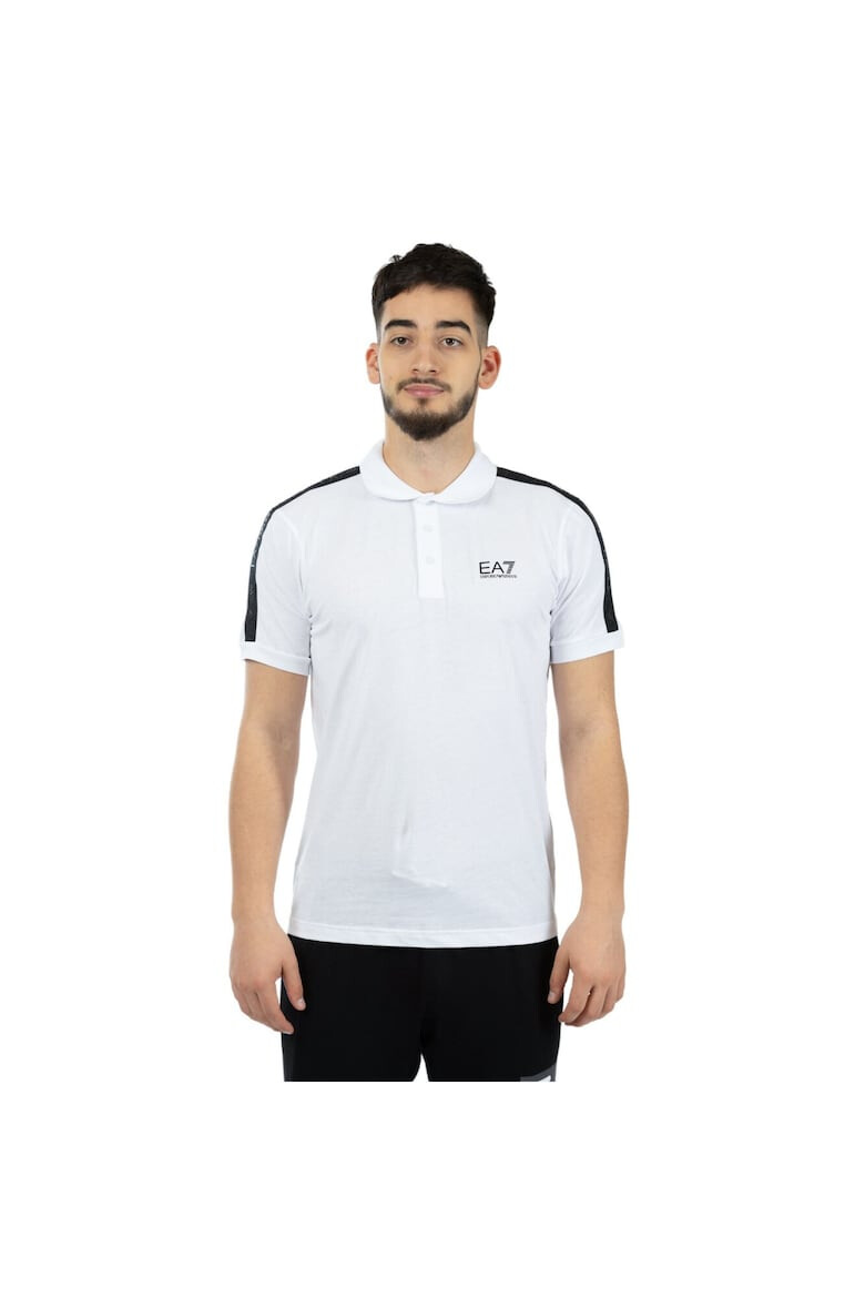 Emporio Armani EA7 Tricou polo Train Logo Series M Tape Polo CO 3DPF23PJ02Z01100 - Pled.ro