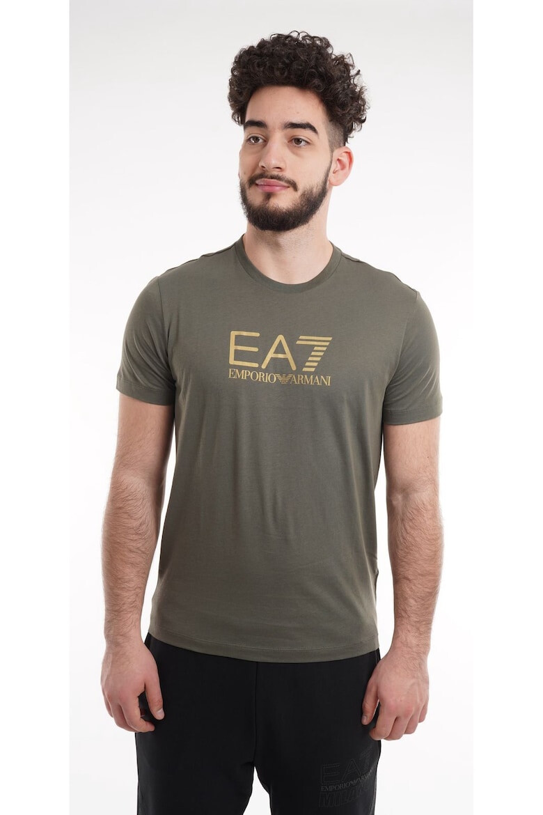 Emporio Armani EA7 Tricou Train Gold Label M Tee SS Pima JS Big Logo 3DPT08PJM9Z01846 - Pled.ro