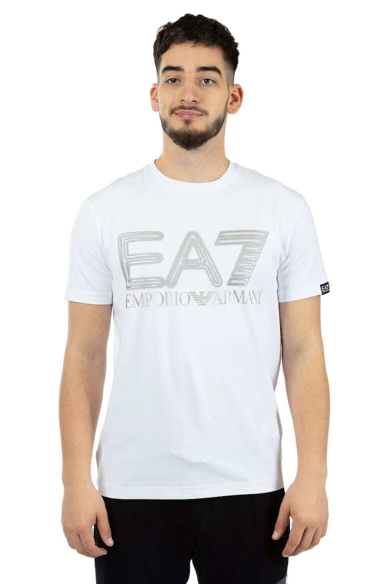 Emporio Armani EA7 Tricou Train Logo Series M Oversize Logo Tee SS ST 3DPT37PJMUZ01100 - Pled.ro