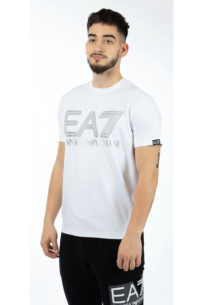 Emporio Armani EA7 Tricou Train Logo Series M Oversize Logo Tee SS ST 3DPT37PJMUZ01100 - Pled.ro