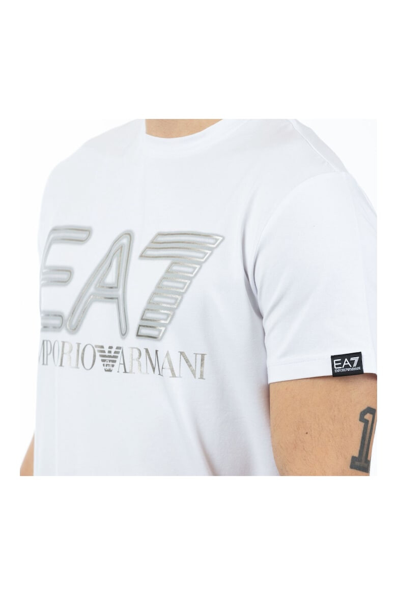 Emporio Armani EA7 Tricou Train Logo Series M Oversize Logo Tee SS ST 3DPT37PJMUZ01100 - Pled.ro