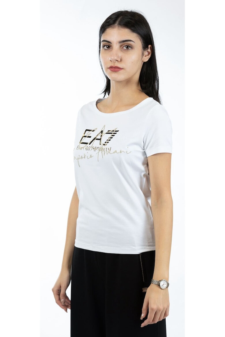 Emporio Armani EA7 Tricou Train Logo Series W Handwritten Tee Crossover 3DTT26TJFKZ00101 - Pled.ro