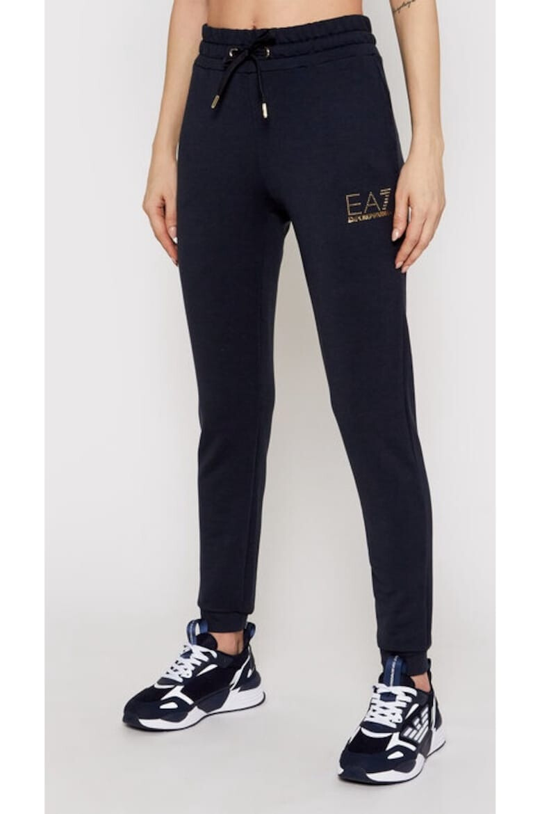 Emporio Armani Pantaloni dama 23368 Bleumarin Poliester - Pled.ro