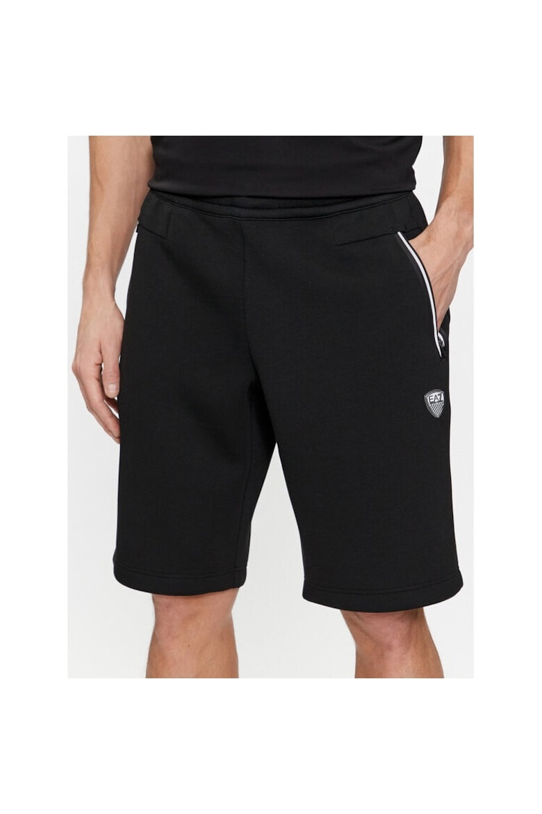 Emporio Armani Pantaloni sport barbati 535117 Negru Poliester - Pled.ro