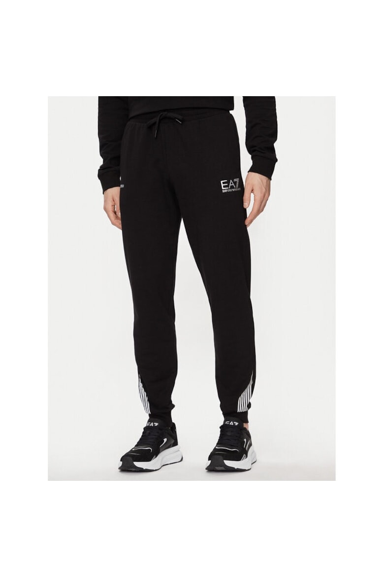 Emporio Armani Pantaloni sport barbati 536008 Negru Bumbac - Pled.ro