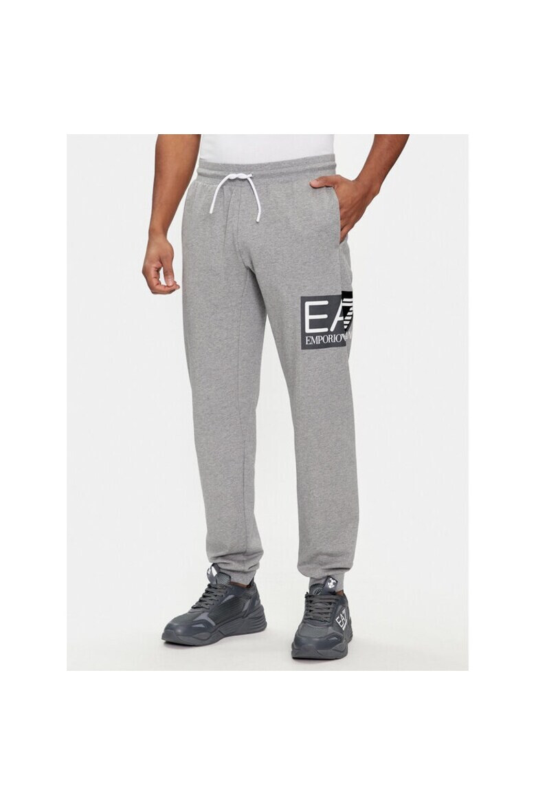 Emporio Armani Pantaloni sport barbati 536121 Gri Bumbac - Pled.ro