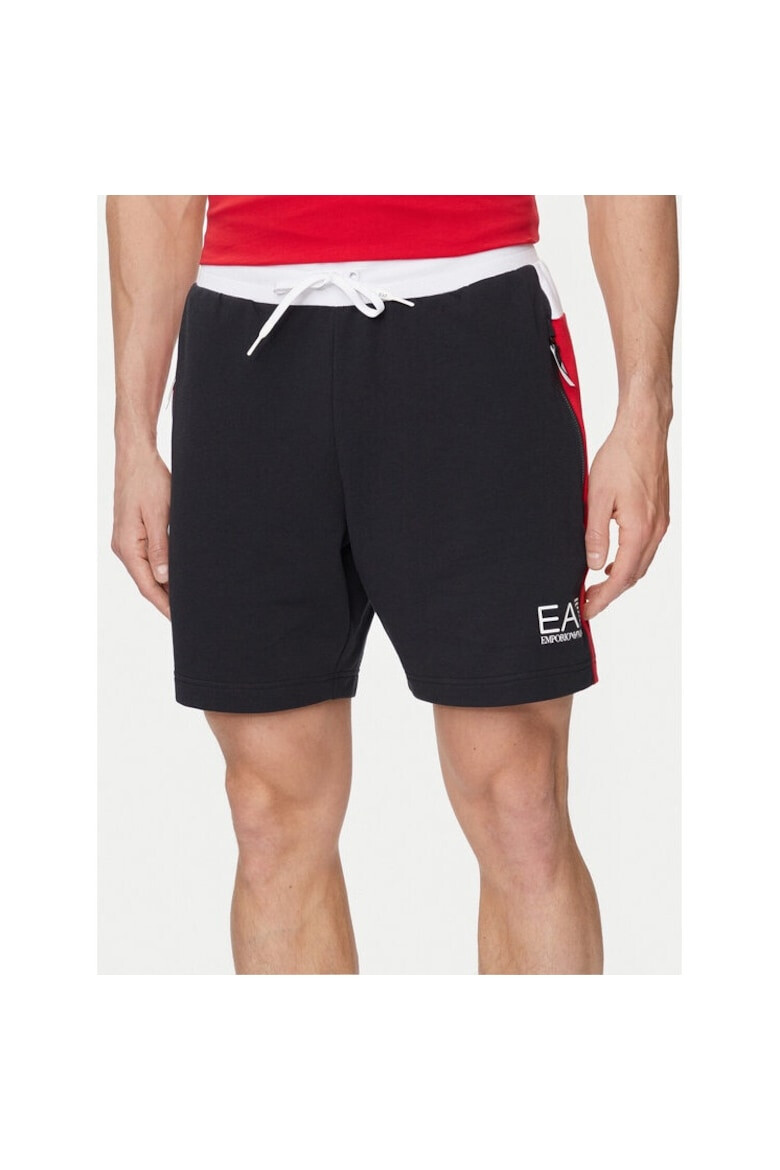 Emporio Armani Pantaloni sport barbati 536251 Bleumarin Bumbac - Pled.ro