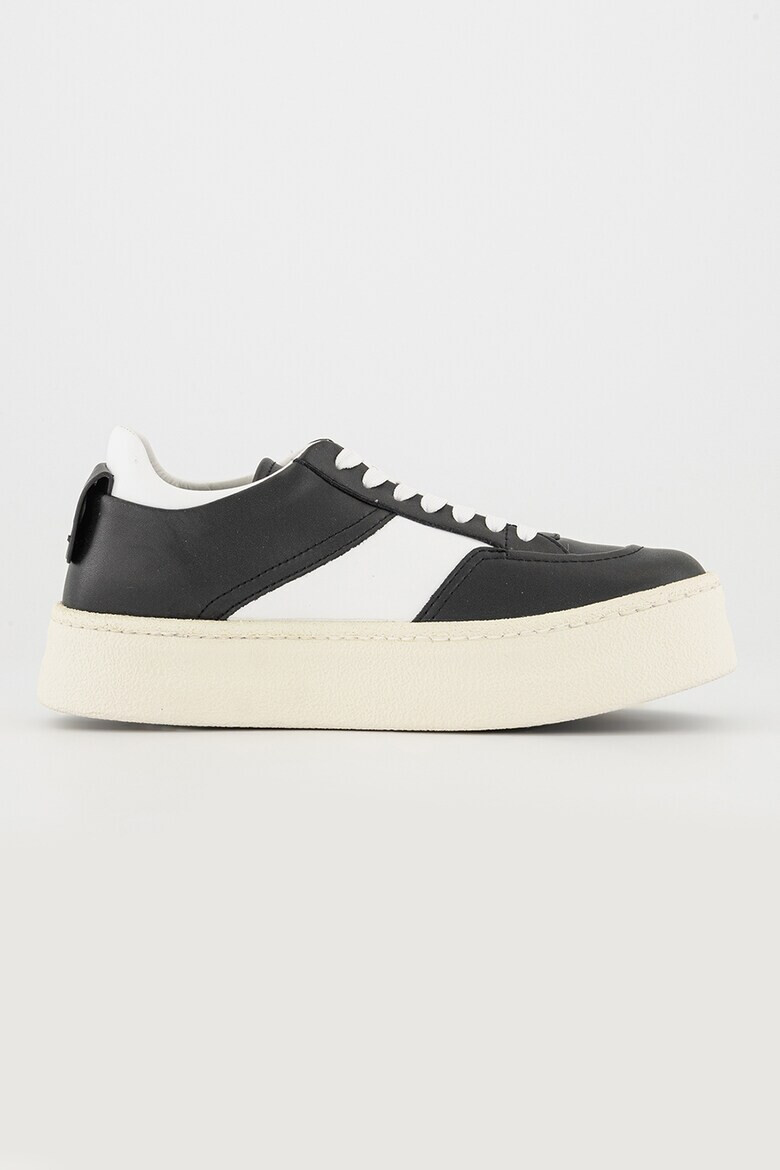 Emporio Armani Pantofi sport low-top de piele cu segmente laterale contrastante - Pled.ro