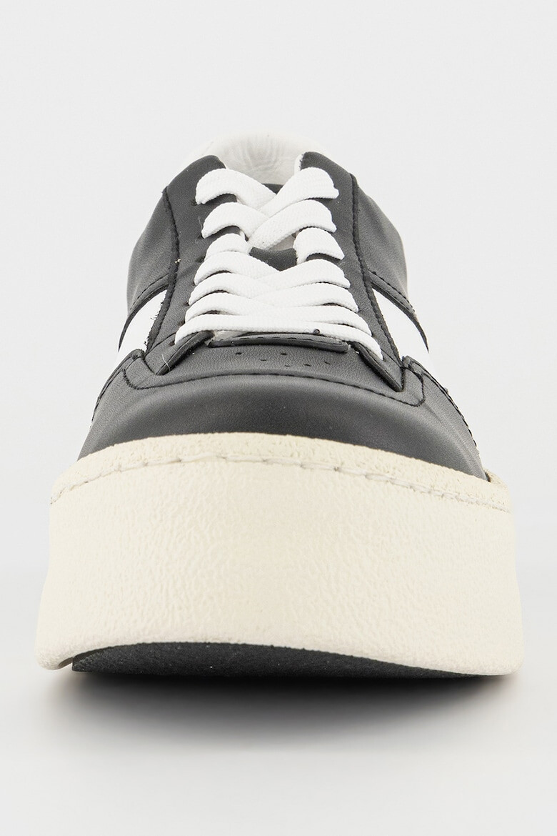 Emporio Armani Pantofi sport low-top de piele cu segmente laterale contrastante - Pled.ro