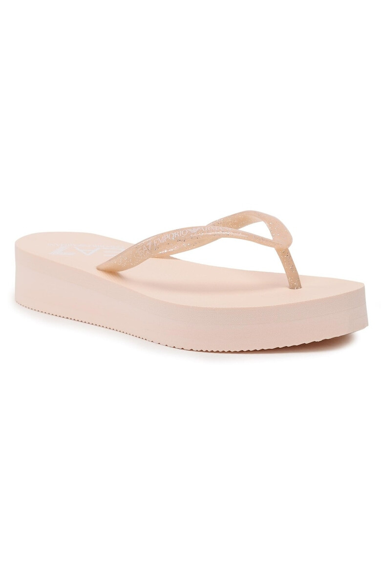 Emporio Armani Papuci flip-flop dama 302746149 Textil Roz - Pled.ro